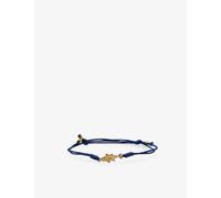 La Maison Couture Womens Blue X Niin Gaia Wax Cord and Yellow Gold-plated Brass Bracelet