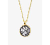 La Maison Couture Womens La Maison Couture Ece London The Chariots Coin 22ct Yellow Gold Vermeil Necklace Gold 1 Size