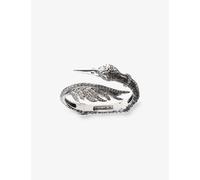 La Maison Couture Womens Silver Sonia Petroff Swan Palladium-plated Brass, Diamond and Swarovski Crystal Bracelet 1 Size