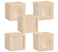 La Maison du Savon de Marseille - French Soap Cube for Laundry and Household Washing - Made with Organic Vegetable Oil - 600 Gram Cube - Set of 5