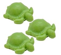 La Maison du Savon de Marseille - French Turtle Shaped Soap for Body Wash or Decoration - Apple Fragrance - 20g Novelty Bar - Set of 3
