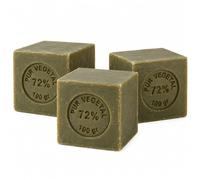 La Maison du Savon de Marseille - Marseille Soap Trio - 70% Olive & 30% Coprah Oil - Traditional Natural Soap - Face, Body & Home - 100% Natural Ingredients - Made in Provence - 3x100g
