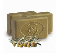 La Maison du Savon de Marseille - Marseille Soap Trio - 72% Olive & Coprah Oil - Traditional French Soap - 100% Natural Ingredients - Face, Hand & Body - Made in Provence - 3x100g