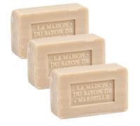 La Maison du Savon de Marseille - Traditional French Soap Bars with Natural Vegetable Oils - Softening and Moisturising Skin Wash - Household Cleaning - Multipurpose - Set of 3 x100g
