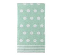 La Maison Jacquard Circles Polka Dots 100% Cotton 500GSM Luxury Hand Towel Bath Towel Super Soft Highly Absorbent Everyday Use (50cm x 80cm Hand Towel, Mint)