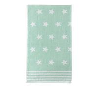 La Maison Jacquard Stars 100% Cotton 500GSM Luxury Hand Towel Bath Towel Super Soft Highly Absorbent Everyday Use (70cm x 120cm Bath Towel, Mint)