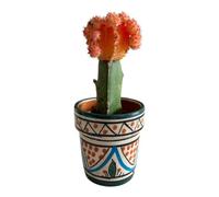 La Maison Unique: Small Moroccan Ceramic Vase Moroccan Hand Painted H 7 cm - Design - Home Decoration 1211241100