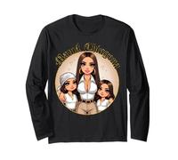La Mama Mas Chula Cabrona Chingona Curvy Spanish Latina Mom Long Sleeve T-Shirt