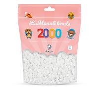 La Manuli Fuse Beads, Approx. 2000 Pieces Midi (5mm) Ironing Beads in a Resealable Bag
