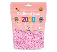 La Manuli Fuse Beads, Approx. 2000 Pieces Midi (5mm) Ironing Beads in a Resealable Bag