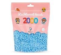 La Manuli Fuse Beads, Approx. 2000 Pieces Midi (5mm) Ironing Beads in a Resealable Bag