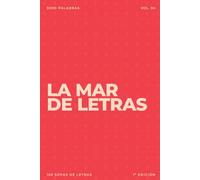 La mar de letras: Volumen 94: 3.000 palabras · 150 sopas de letras · En español · Letra grande (LA MAR DE LETRAS (100 Volúmenes) (1.ª ed) - Colección de 15.000 sopas de letras en español)
