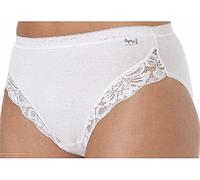 La Marquise 3 Pack Ladies Women High Leg Briefs Knickers Lace Comfort Cotton Women Underwear Underpants