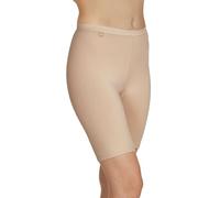 La Marquise Cotton Comforts Women’s Long-Leg Slip Shorts (2 Pack, Boxed), High-Waisted Anti-Chafing Cotton-Rich Underwear, Above-Knee (Beige, UK 12)