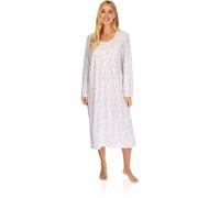 La Marquise Ladies 'Vintage Blossoms' Long Sleeve Jersey Nightie