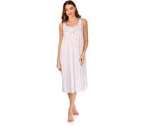 La Marquise Ladies 'Vintage Blossoms' Sleeveless Nightie 23357 Lilac S-M