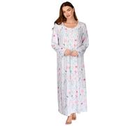 La Marquise Ladies 'Watercolours' 43" & 50" Long Sleeve Jersey Nightie