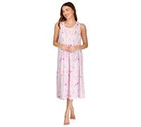 La Marquise Ladies 'Watercolours' Sleeveless Nightie 23364 Pink S-M