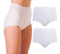 La Marquise Women’s 2 Pack Cotton Control Maxi Briefs with High Waist Support