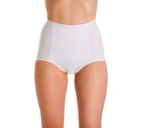La Marquise Women’s 2 Pack Cotton Control Maxi Briefs with High Waist Support (UK, Numeric, 18, Regular, Regular, White)