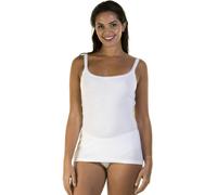 La Marquise Women's 2 Pack Cotton Pointelle Camisole Vest (UK, Numeric, 10, 12, Regular, Regular, White)