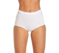 Ladies Combed Cotton Low Cut Leg Stretch Maxi Brief Pants Knicker Underwear 3pk. to Fit UK Sizes 12-14 - 16-18 - 20-22 La Marquise (18, White)