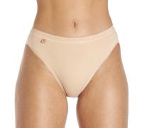 La Marquise Women's 6 pack Cotton Rich High-Leg Briefs (Beige UK,16, EU, 44)