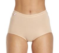 La Marquise Women's 6 Pack Cotton Rich Maxi Briefs (Beige, UK, 12 EU 40)