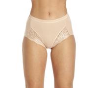 La Marquise Women's 6 Pack Cotton Rich Maxi Lace Brief (Beige, UK, 14 EU 42)