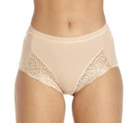 La Marquise Women's 6 Pack Cotton Rich Maxi Lace Brief (Beige, UK, 18 EU 46)