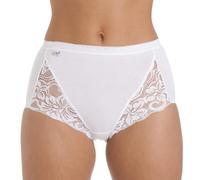 La Marquise Women's 6 Pack Cotton Rich Maxi Lace Brief (White, UK, 18 EU 46)