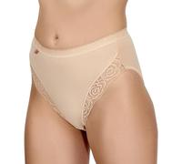 La Marquise Women's 6 Pack Lace High-Leg Briefs (Beige UK,18 EU, 46)
