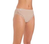 La Marquise Women's High-Leg Briefs 6-Pack Lace Comfort Stretch Beige Size UK 10 / EU 38