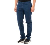 La Martina LMTA01 Mens Chinese cut trousers - Blue Cotton - Size EU 50 (Mens)