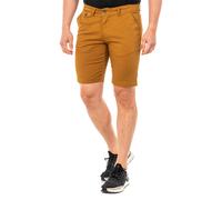 La Martina Mens Bermuda shorts with straight cut hems and belt loops LMB008 man - Brown Cotton - Size 32 (Waist)