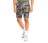 La Martina Mens Bermuda shorts with straight hem cut TMB301-TW415 men - Green Cotton - Size 33 (Waist)