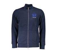 La Martina Mens Blue Cotton Sweater - Size X-Large