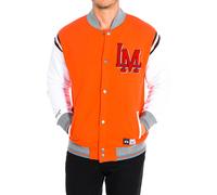 La Martina Mens long-sleeved crew-neck sweatshirt TMF314-FP533 - Orange Cotton - Size Large