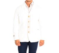 La Martina Mens long-sleeved jacket with regular fit lapel collar TMJ001-TW408 - White - Size EU 50