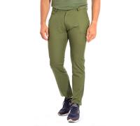 La Martina Mens Long trousers with straight cut and hems TMT014-TL121 for men - Green Linen - Size 33 (Waist)