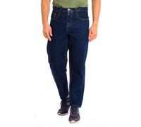 La Martina Mens Long trousers with straight cut hems and belt loops TMT010-DM069 man - Blue Cotton - Size 32 (Waist)