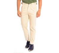 La Martina Mens Long trousers with straight cut hems and belt loops TMT013-TW321 man - Beige Cotton - Size 30 (Waist)