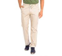 La Martina Mens Long trousers with straight cuts TMT007-TW307 man - Beige Cotton - Size X-Large