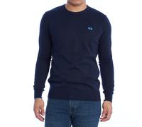 La Martina Mens Regular Fit Crew Neck Sweater YMS010-XC008 - Blue - Size 2XL