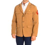 La Martina Mens regular fit jacket with lapel collar TMJE30-TW412 - Brown - Size EU 50