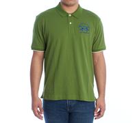 La Martina Mens Regular Fit Short Sleeve Polo YMP001-PK001 - Green - Size Small