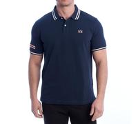 La Martina Men's Regular Fit Short Sleeve Polo YMP014-PK031 Navy