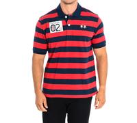 La Martina Mens Short Sleeve Polo TMP303-JS314 man - Red Cotton - Size Small
