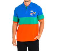 La Martina Mens Short Sleeve Polo TMP318-JS303 man - Multicolour Cotton - Size Large
