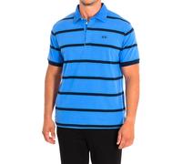 La Martina Mens Short Sleeve Polo TMP326-JS328 man - Blue Cotton - Size Large
